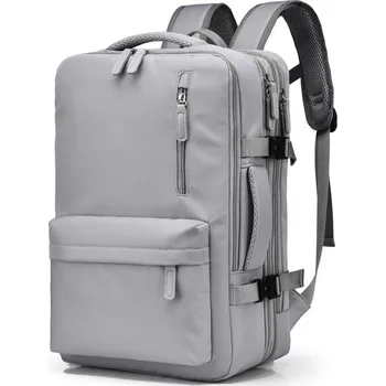 Městský batoh Flamenco Mystique Voděodolný cestovní batoh s USB portem, kabinový batoh do letadla 44x30x16/26cm PL176