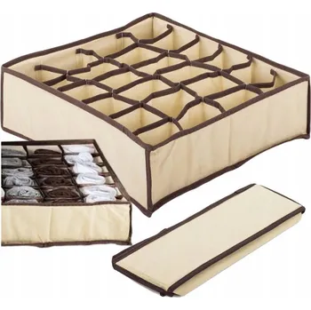 Organizér oblečení ORGANIZÉR NA SPODNÍ PRÁDLO A PONOŽKY, ZÁSOBNÍK DO ZÁSUVKY, 24 PŘIHRÁDEK