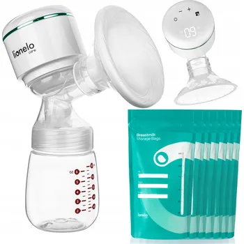 Odsávačka mléka Elektrická odsávačka mléka + sáčky na mrazení a ohřívání Lionelo FIDI PLUS