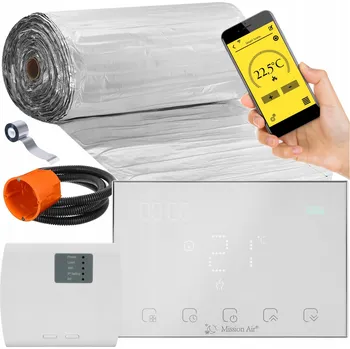 Topná rohož SADA Vyhřívací podložka pod panely MAL-160W/m2 10m2