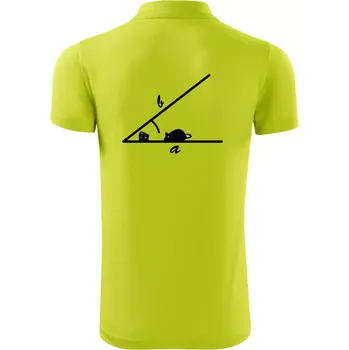 Pánská košile Matematická myš - Polokošile Victory sportovní (dresovina) - 2XL ( Limetková )