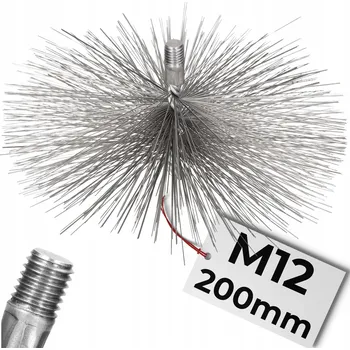 Komínová štětka Kominová štětka na čištění komína Sigmet 200 mm