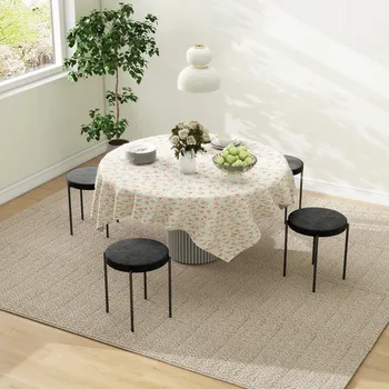 Jídelní židle HOMCOM Jídelní židle Akcentní židle Kuchyňské židle, 41,5 cm x 41,5 cm x 46 cm, černá barva