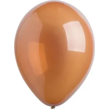 Amscan Balónky latexové dekoratérské Crystal čokoládové 12 cm 100 ks