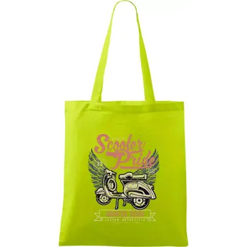 Scooter Pride - Taška bavlněná - 42 x 38 cm ( Limetková )