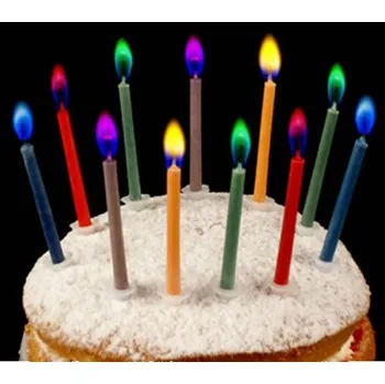 Gadget Svíčky dortové s barevným plamenem