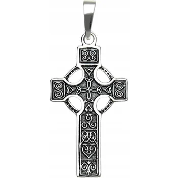 Přívěsek KELTSKÝ KŘÍŽ STŘÍBRO 925 CELTIC