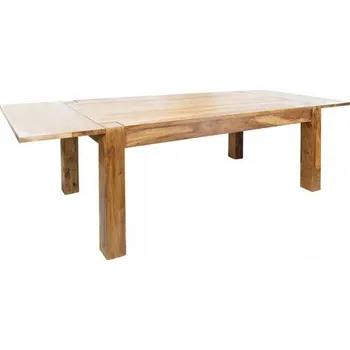 Jídelní stůl Obdélníkový rozkládací stůl 160 x 90 x 76 cm, teak