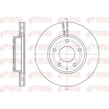 Brzdový kotouč Brzdový kotouč Remsa 61573.10