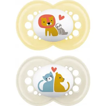 dudlíky Ortodontická silikonová Dudlík Mam 6 m +