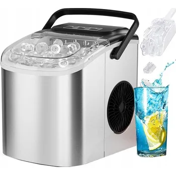 Výrobník ledu Výrobník ledu Bedee Ice Maker stříbrný/šedý 95 W