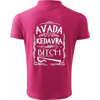 Pánská košile Harry - Avada Kedavra - Polokošile pánská Pique Polo 203 - L ( Purpurová )