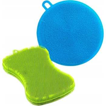 Houbička Kuchyňská houbička na nádobí s rukojetí Kitchen Korner 2 ks