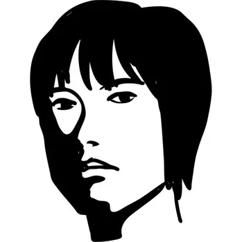 Samolepící dekorace Samolepka na stěnu překvapená žena 15x11 cm