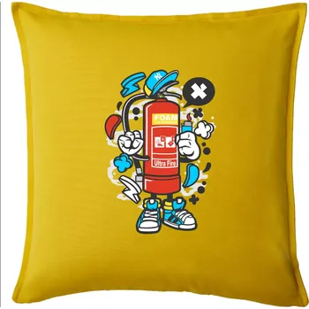 Polštář Hasičňák - Polštář 50x50 - 50x50 - Pouze potah ( Žlutá )