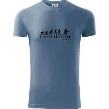 Evolution Hasič - Viper FIT - Pánské zůžené tričko - L ( Denim )