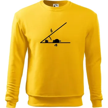 Pánská mikina Matematická myš - Mikina Essential pánská - S ( Žlutá )