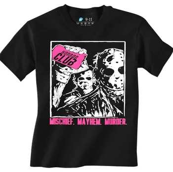 Chlapecké tričko Dětské tričko Hororový Klub Rváčů (Velikost: 3-4, Barva: Černá)