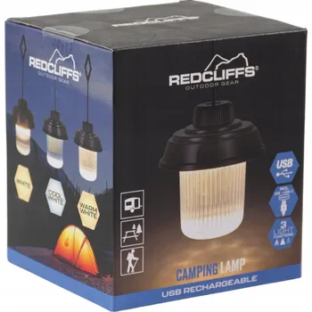Svítilna Kempingová lampa Redcliffs dobíjecí LED 1 W s USB a držadlem, zelená