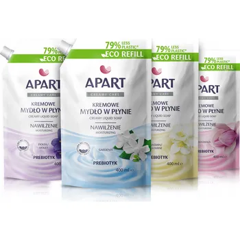 Mýdlo Apart Floral Care Sada 4 ks Krémové Tekuté Mýdlo NÁPLŇ 1600ml