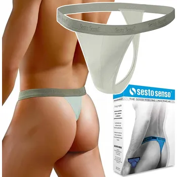 Podprsenka Pánská Tanga SESTO SENSO TIGER, DARK BEIGE, M