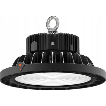 Závěsné svítidlo Spectrum 200 W s integrovaným LED zdrojem, průměr 20 cm, černé