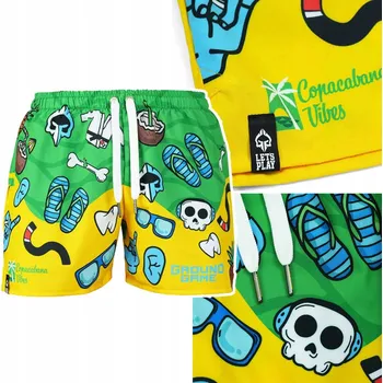 Dámské plavky Plavky na pláž Ground Game Copacabana BJJ Style vel. M