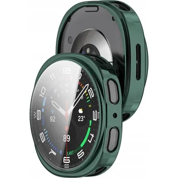 Pouzdro na mobilní telefon Pouzdro s krytem obrazovky Bizon pro Galaxy Watch 8 44 mm, pouzdro, zadní kryt, kryt