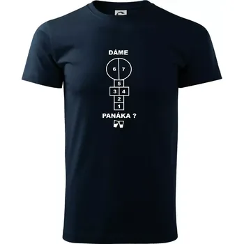 Dáme panáka? - Triko extra velké (5-8XL) - 7XL ( Námořní modrá (velmi tmavá - téměř černá) )