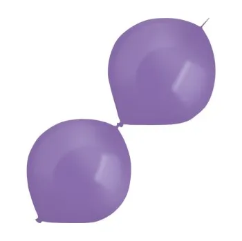 Amscan Balónky latexové spojovací dekoratérské perleťové fialové 15 cm 100 ks
