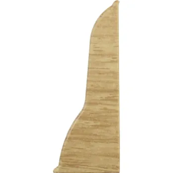 Podlahová lišta Pravá koncovka k soklové liště 62mm PVC DUB SEVERNÍ