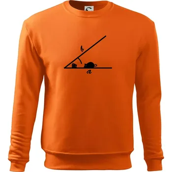 Pánská mikina Matematická myš - Mikina Essential pánská - 3XL ( Oranžová )