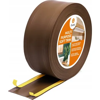 soklová lišta Dokončovací lišta z PVC 6v1 - samolepicí, hnědá 15 m 95 mm