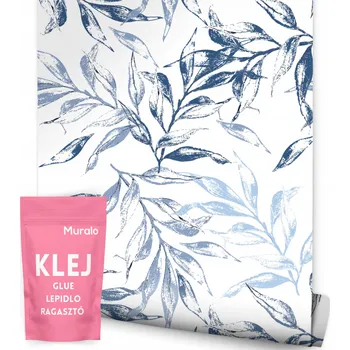 Fototapeta Tapeta na zeď Jemné modré LISTY Dekorace