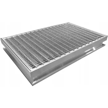 Rohožka KOVÁŘSKÁ ROHOŽKA POZINK PROTISKLUZOVÁ MŘÍŽKA 55x35