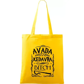 Harry - Avada Kedavra - Taška bavlněná - 42 x 38 cm ( Žlutá )