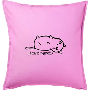 Polštář Já za to nemůžu - Polštář 50x50 - 50x50 - Pouze potah ( Růžová )