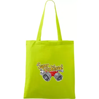 Super rozdělovač - Taška bavlněná - 42 x 38 cm ( Limetková )