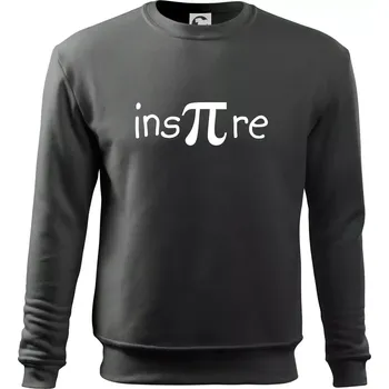 Pánská mikina Inspire matematika - Mikina Essential dětská - 158 cm/12 let ( Tmavá břidlice (šedá se zeleným nádechem) )
