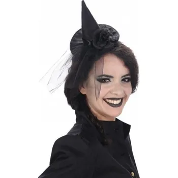 Karnevalový doplněk CHAKS Klobouk čarodějnický mini, černý