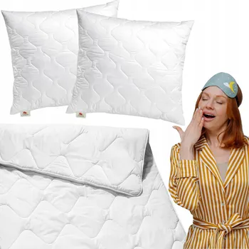 Povlečení Sada povlečení 3dílná celoroční přikrývka 160 x 200 2 polštáře 70 x 80