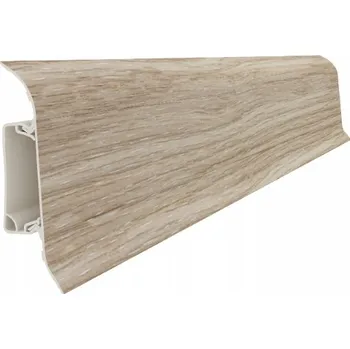 soklová lišta Lišta Vilo PVC 21 x 55 délka 250 cm dub