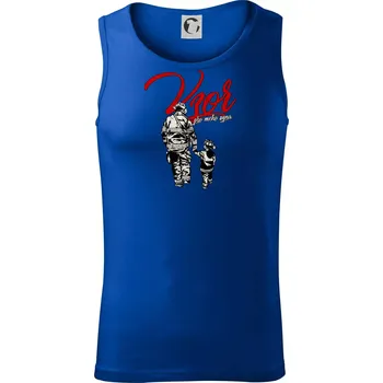 Hasič vzor pro mého syna - Tílko pánské Core - XL ( Královská modrá )