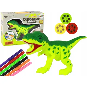 Projektor Dinosaurus + 18 Fixy na malování obrázků