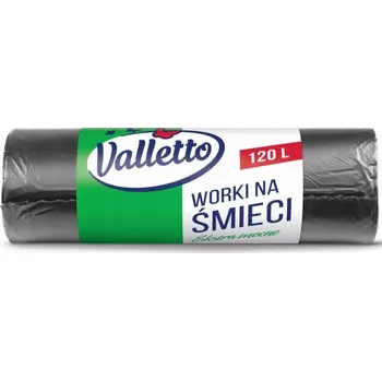 Pytle na odpadky Univerzální pytle na odpad Valletto LDPE 120 l, 10 ks, extra silné