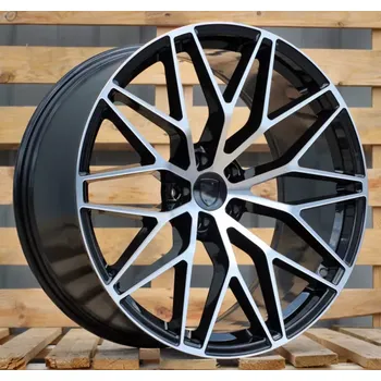 Alu kolo Alu kola Racing Line FB1705, 21x11 5x130 ET58, černá + leštění (zátěžová) vhodné pro Porsche Cayenne III (od 2018)
