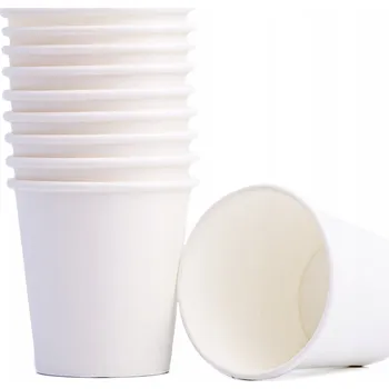 Jednorázové nádobí Papírový kelímek EkoParty bílý 50 ml, 50 ks