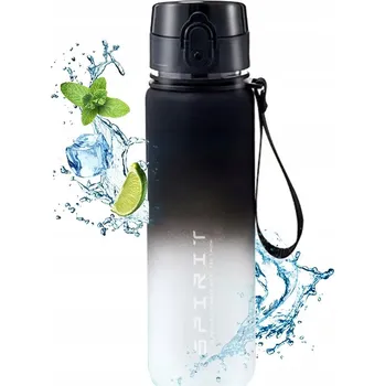 Láhev na vodu 500 ml Lahev Na Pití motivační s odměrkou modro-tyrkysová 750 ml