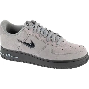 Pánské tenisky Šedé pánské semišové tenisky Nike Air Force 1 HQ3827-001 Velikost: 44,5