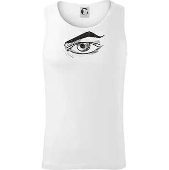 Párovy motiv - oko naštvané - Tílko pánské Core - 2XL ( Bílá )